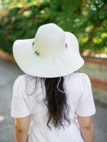 BONCUKLU HASIR ŞAPKA - Görsel 7