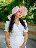 YAZILI HASIR ŞAPKA - Görsel 4